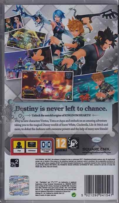 Kingdom Hearts Birth by Sleep - PSP (B Grade) (Genbrug)